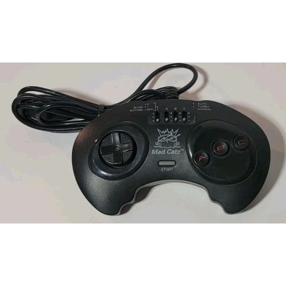 Sega‎ Genesis MAD CATZ 3 Button Auto/Turbo Fire & Slow Motion Controller